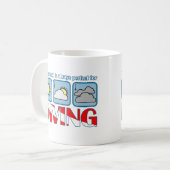 潜水のための予測 コーヒーマグカップ (正面左)