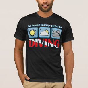 潜水のための予測 Tシャツ