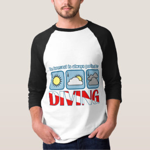 潜水のための予測 Tシャツ