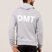 潜水の医学の技術者の (DMT)フリースのジャケット パーカ (裏面)