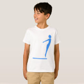 潜水の姿-空色 Tシャツ (正面フル)