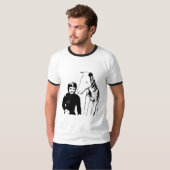 潜水工作員及びシマウマ Tシャツ (正面フル)