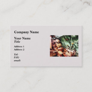 潜水艇における金属旋盤 名刺