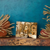 潜水艇の航法ゲージと楽器 フォトプラーク (側面)