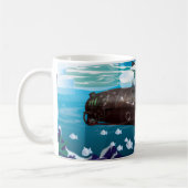 潜水艦の北極冒険 コーヒーマグカップ (左)