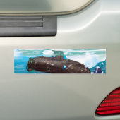 潜水艦の北極冒険 バンパーステッカー (車上)