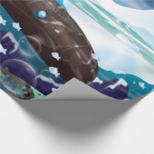 潜水艦の北極冒険 ラッピングペーパー (角)