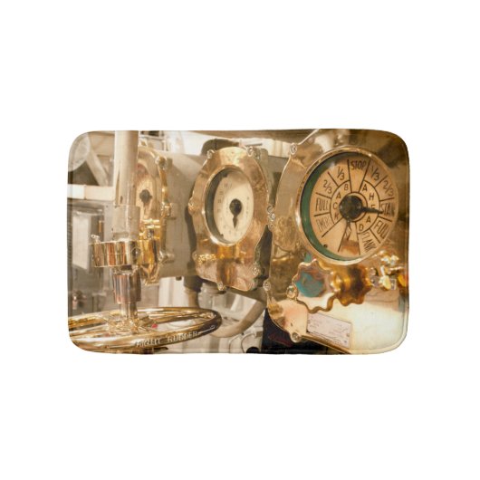 潜水艦の運行ゲージそして楽器 バスマット (正面)