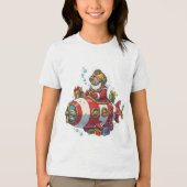 潜水艦サンタ トライブレンドＴシャツ (正面)