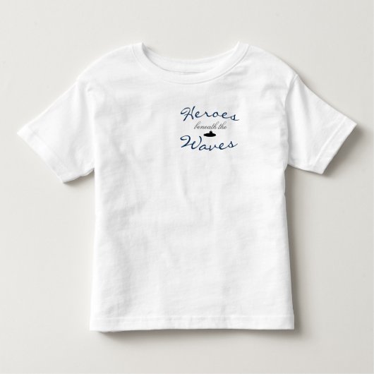 潜水艦乗組員の祈りの言葉の幼児のひだのティー トドラーTシャツ (正面)
