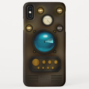 潜水艦制御室スチームパンクヴィンテージテック iPhone XS MAXケース