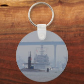 潜水艦原子力船海軍 キーホルダー (正面)