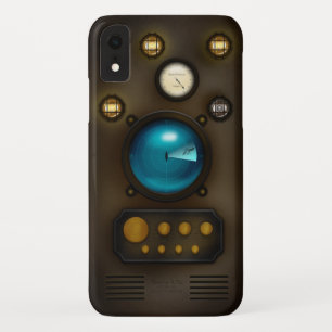 潜水艦船管制室蒸気パンクヴィンテージ工 iPhone XRケース
