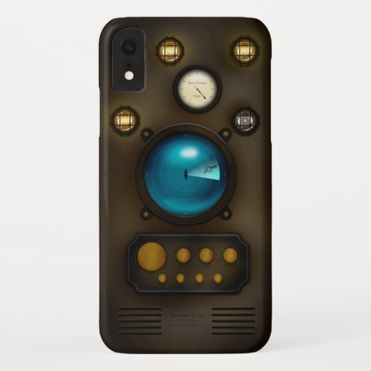 潜水艦船管制室蒸気パンクヴィンテージ工 Case-Mate iPhoneケース (裏面)