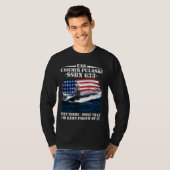 潜水艦退役軍人 Tシャツ (正面フル)