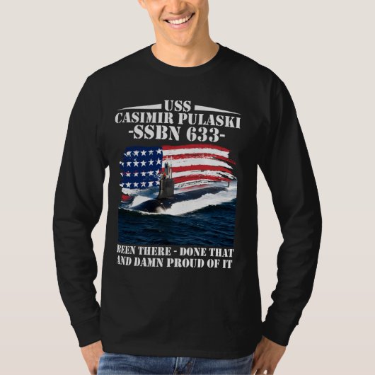 潜水艦退役軍人 Tシャツ (正面)