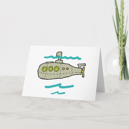 潜水艦 カード (正面)