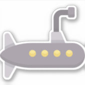 潜水艦 シール (正面)