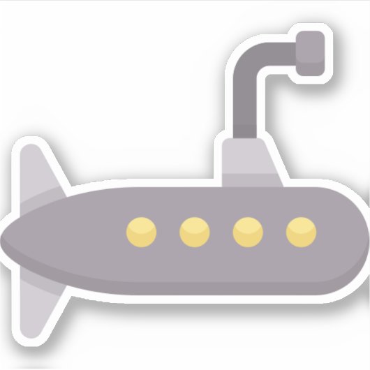 潜水艦 シール (正面)