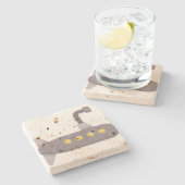 潜水艦 ストーンコースター (横)