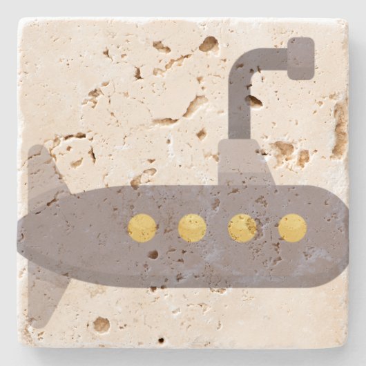 潜水艦 ストーンコースター (正面)