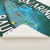 潜水艦、ボーブル、クリスマス シェルパブランケット (3/4)