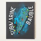 潜水艦、ボーブル、クリスマス プランナー手帳 (裏面)