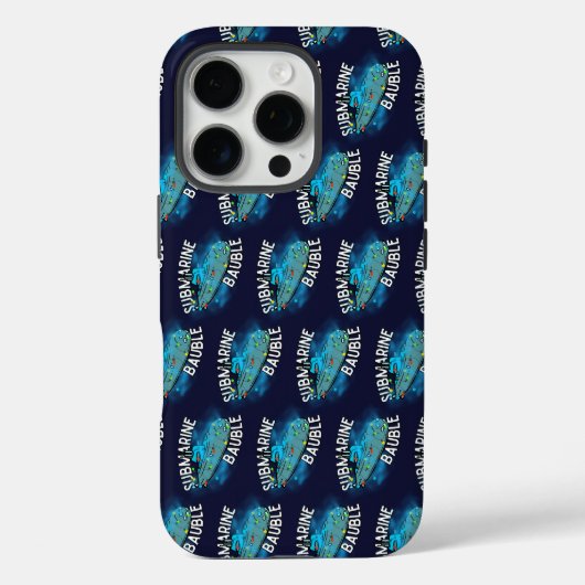潜水艦、ボーブル、クリスマス Case-Mate iPhoneケース (裏面)