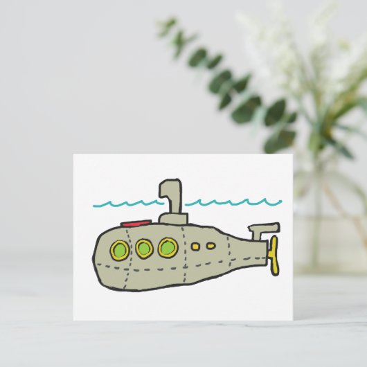 潜水艦 ポストカード (スタンド正面)