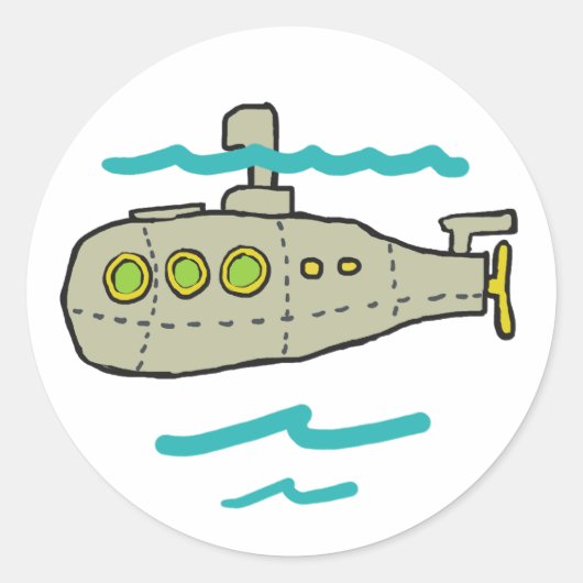 潜水艦 ラウンドシール (正面)