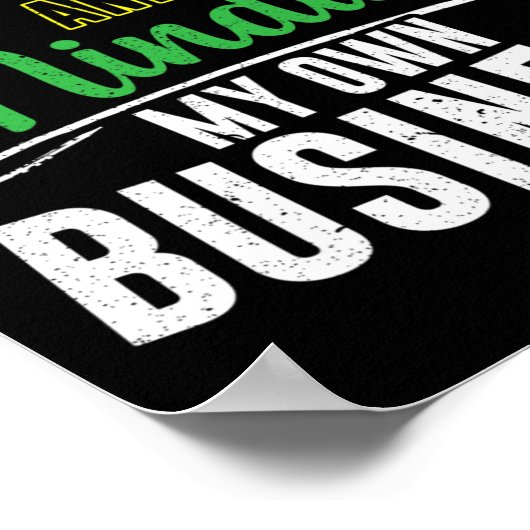 潤いを与えられた水和とマイニングマイビジネス ポスター (角)