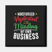 潤いを与えられた水和とマイニングマイビジネス マグネット (正面)