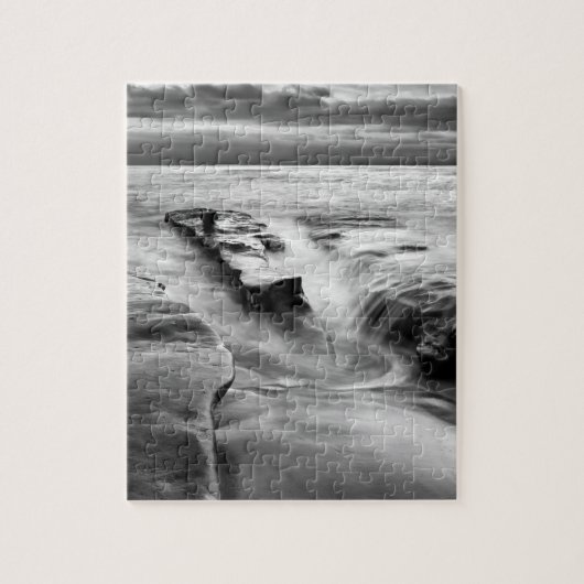 潮が満ちるビーチ ジグソーパズル (縦)