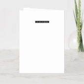 潮でスタートの新歌が変わった 箔グリーティングカード (裏面)