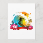 潮に乗る ポストカード (正面)