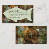 潮に対して水泳 名刺 (正面/裏面)