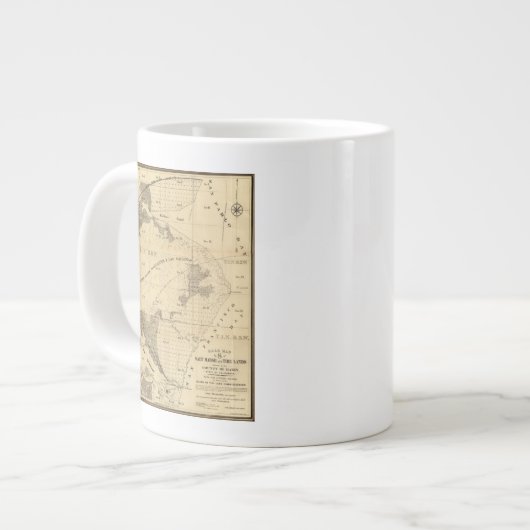 潮の干満 ジャンボコーヒーマグカップ (正面左)