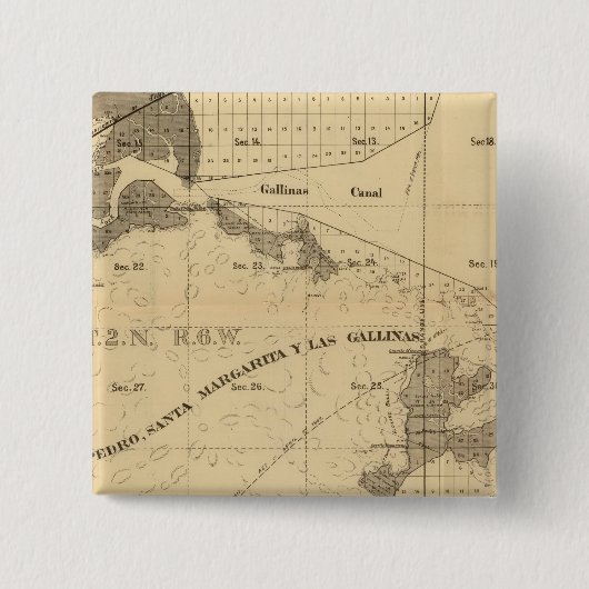 潮の干満 缶バッジ (正面)