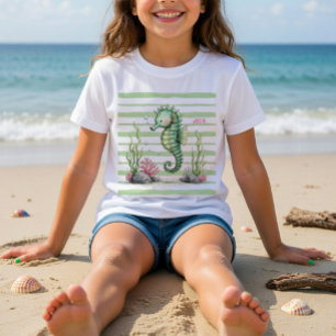 潮の庭のタツノオトシゴ Tシャツ