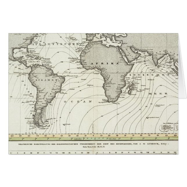 潮の波の地図 (正面横)