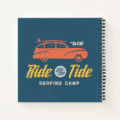 潮の流れに乗る ノートブック (裏面)