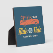 潮の満ち引きにソカルに乗る フォトプラーク (正面)