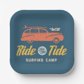 潮の満ち引きにソカルに乗る ペーパープレート (正面)