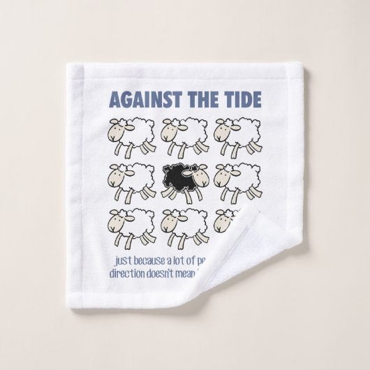 潮の満ち引きに ウォッシュタオル (ウォッシュタオル)