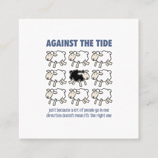 潮の満ち引きに エンクロージャーカード (正面)