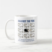 潮の満ち引きに コーヒーマグカップ (左)