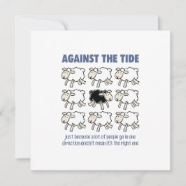 潮の満ち引きに サンキューカード