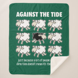 潮の満ち引きに シェルパブランケット