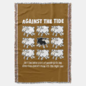 潮の満ち引きに スローブランケット (正面縦)