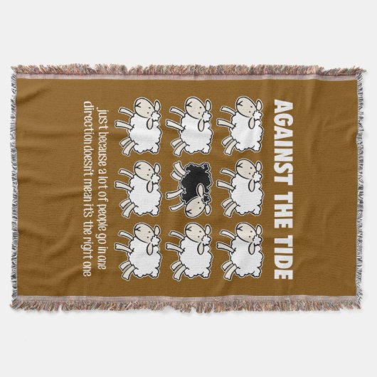 潮の満ち引きに スローブランケット (正面)